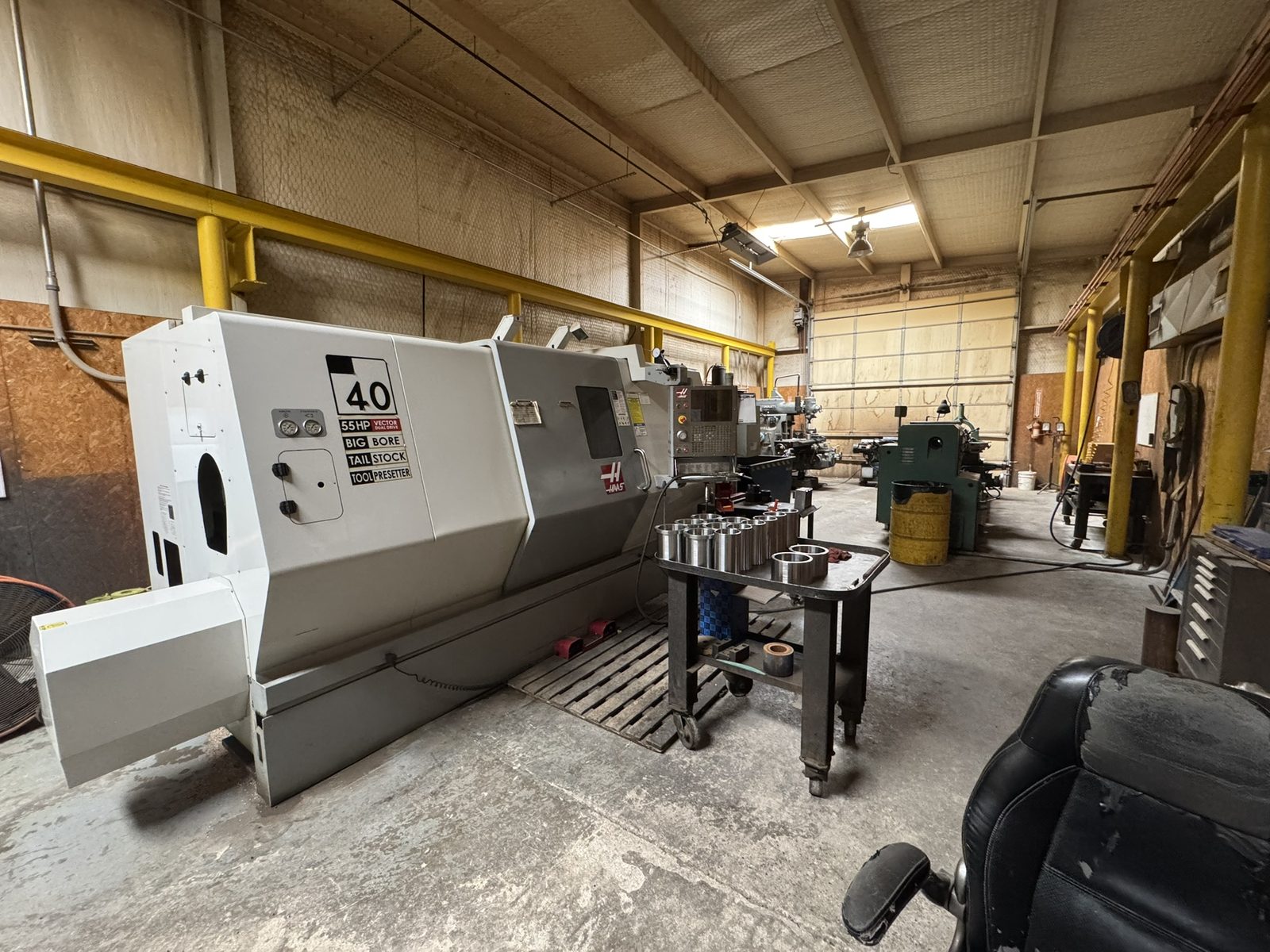Machining floor at Snelson's, Midland TX